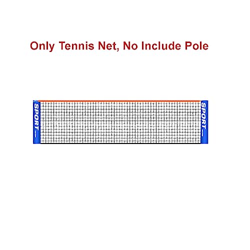 Badminton Pickleball Net, Polyester Badminton Net Replacement, Kids Adult Volleyball Training Net for Tennis, Volleyball, Only Tennis Net,No Include Pole (6.1m)