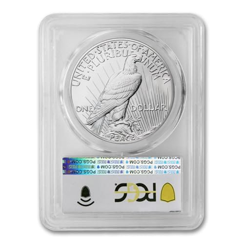 2025 - American Silver Peace Dollar Coin Gem Uncirculated (First Strike) $1 PCGS GEMUNC