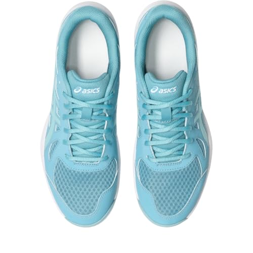 ASICS Men's Upcourt 6 Volleyball Shoes, 10.5, Stillwater/Ocean Decay