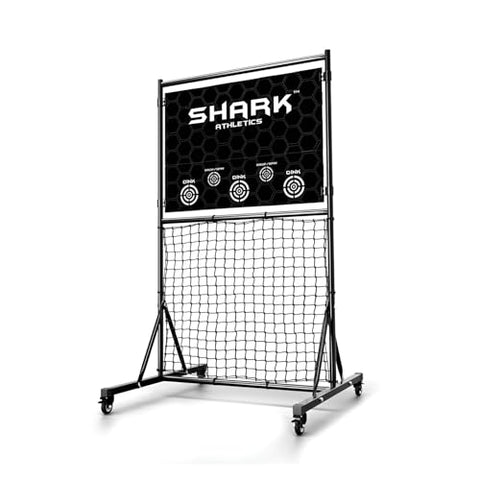 shark athletics Pickleball Practice Rebounder Backyard & Indoor - Portable Pickleball Rebounder - Premium Pickleball Practice Board - Pickleball Wall for Practice - Pickleball Backboard (Easy Setup)