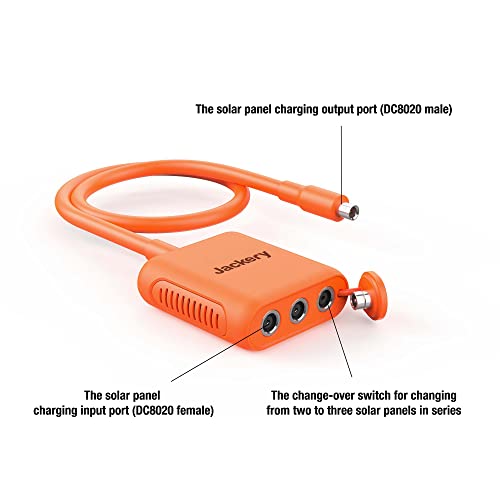 Jackery Solar Series Connector for Explorer Portable Power Station and SolarSaga 200W Solar Panel
