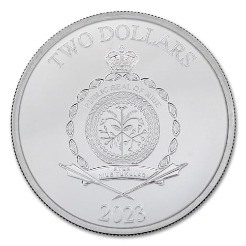 2023-1 oz Niue Silver Marvel Spider-Man Coin Brilliant Uncirculated with Certificate of Authenticity $2 Seller BU
