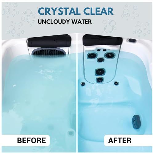 AhhSome Jetted Tub & Hot Tub Cleaner, Powerful Spa Bath Cleaning Solution for Jacuzzis & Whirlpools,16 oz (8 Treatments), Professional Grade Septic Safe Solution for Hot Tubs, Made in USA
