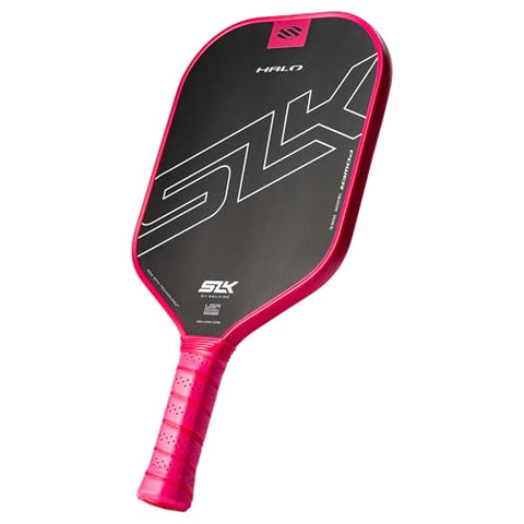 Selkirk Sport SLK Halo Power MAX Pickleball Paddle | Raw Carbon Fiber Pickleball Paddles with a Rev-Core Power Polymer Core | Designed for Ultimate Spin & Consistency | Pink