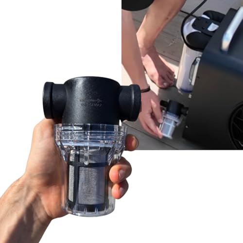 Caplide Pre Filter Cold Plunge pre Filter. 80 Mesh. 3/4" Threaded Female connectors. Cold Plunge in-line pre-Filter. Protect Your Cold Plunge Chiller and Pump.