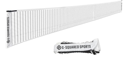 G-SQAURED Pickleball Replacement Net 22ft x 3ft - Indoor/Outdoor Use, Fits Most Free-Standing Pickle Ball Frames(Net Only)