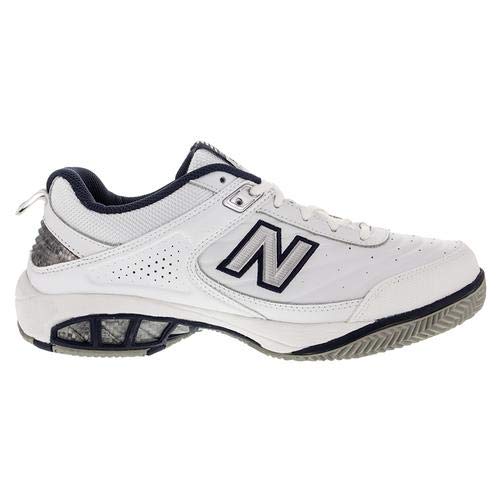 New Balance Men's 806 V1 Tennis Shoe, White, 10 W US