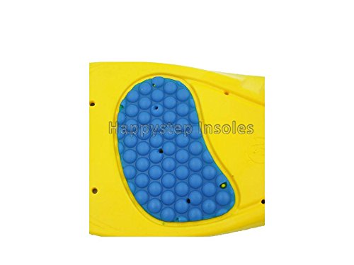 Happystep Memory Foam Sport Gel Shoe Insoles, Heel Cushioning and Shock Absorption (Size M: Men 6-8 or Women 7.5-9.5)