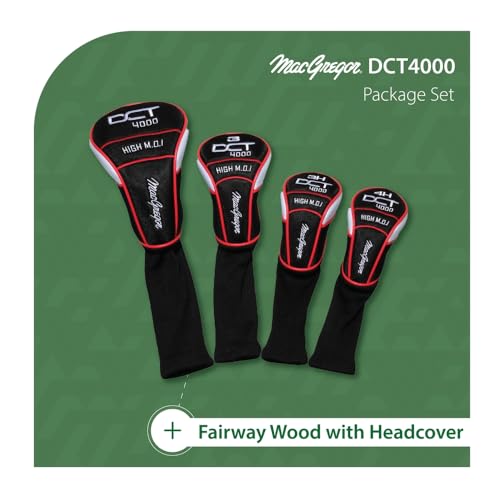 MacGregor Golf DCT4000 Golf Clubs Set with Bag (Graphite/Steel, 16 Pieces / 12 Clubs, Stiff, Right)