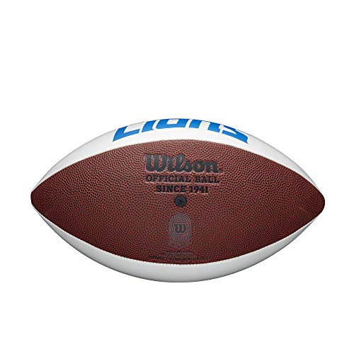 WILSON NFL Live Signature Autograph Football - Official Size, Detroit Lions