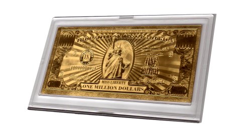 American Art Classics Gold Million Dollar Bill Commemorative