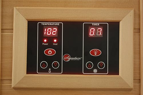 Maxxus Saunas Seattle 2-Person Low EMF (Under 8 MG) FAR Infrared Sauna, Curb Side Delivery 2024 Model MX-J206-01