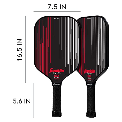 Franklin Sports Pro Pickleball Paddle - Pro Player Series Signature 13MM Pickleball Paddle with MaxGrit Technology