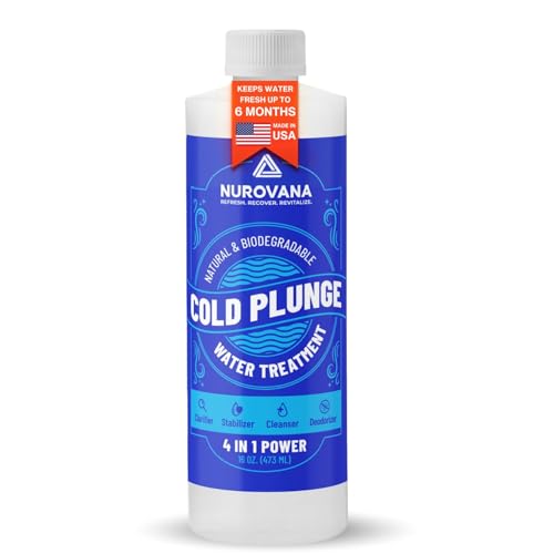 Cold Plunge Water Treatment 4-in-1 Cold Plunge Accessories - Cold Plunge Cleaner - Ice Bath Cleaner - Water Stabilizer for Cold Plunge - Water Clarifier - Cold Plunge with Water Filter - Spa Clarifier