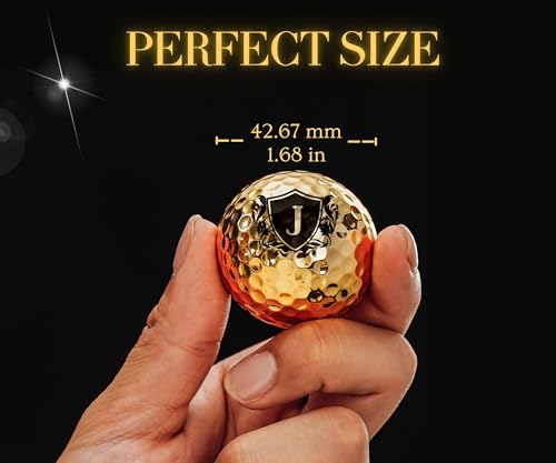 CybGene Golf Gifts for Men Unique, Personalized Colored Golf Balls, Cool Accessories for Golfers, Golf Lovers, for Birthday and Christmas