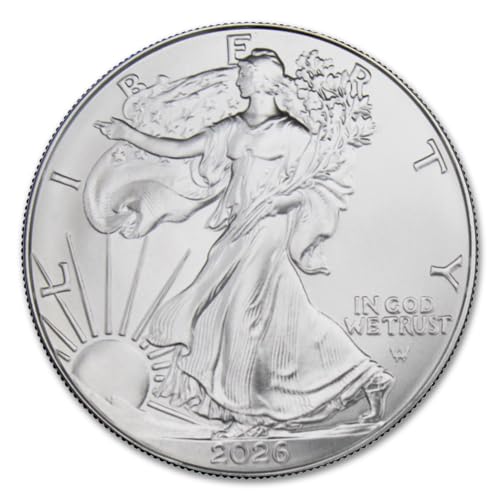 2026-1 oz American Silver Eagle Coin Brilliant Uncirculated in Capsule with Luxury SetShield LED-Lit Presentation Box and a Certificate of Authenticity $1 Seller BU