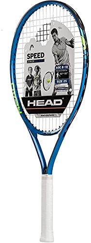 Head Pre Stringed Racket HEAD Speed Junior Pre-Strung Tennis Racquet, Lightweight Youth Tennis ...