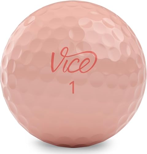 VICE Golf Pro Soft Golf Balls, Peach Parfait