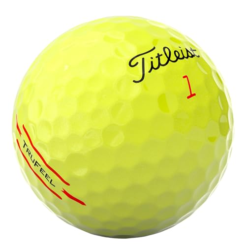 Titleist TruFeel Golf Balls, Yellow (One Dozen)