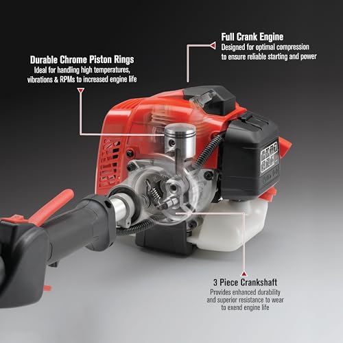 PRORUN 25.4cc 17-in. Gas-Powered 2-Cycle Straight Shaft Trimmer