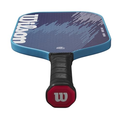 WILSON Fierce Max 13mm Pickleball Paddle - Grip Size 2-4 1/4", Blue/Navy