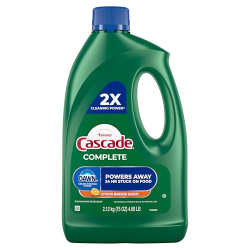Cascade Complete Gel All-in-1 Dishwasher Detergent - Citrus breeze - 75 oz Packaging May Vary