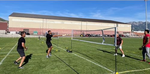 Sandy Pickle | Portable Beach & Grass Pickleball Set | Takes Pickleball Off The Hardcourt Puts IT ON The Beach, in The Park, & ON Your OWN Grass!