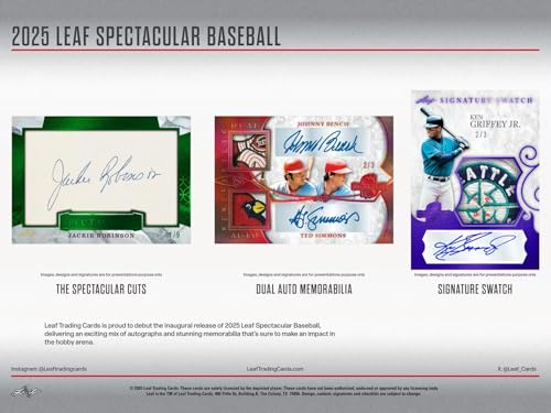 2025 Leaf Spectacular Baseball Hobby Box