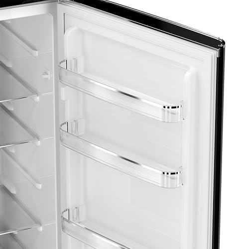 Frigidaire RETRO 9.2 Cubic Foot Fridge with Bottom Mount Freezer, 9.2 cu. ft, BLACK