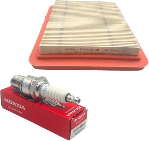 Honda Lawn Mower Tune Up Kit for GCV160, GCV170, GCV190LA, GCV200, GC190 & GC160 Engine - Kit Includes 17211-Z8B-901 Air Filter, 98079-55846 Spark Plug and 08213-10W30 12oz Bottle of 10W-30 Motor Oil