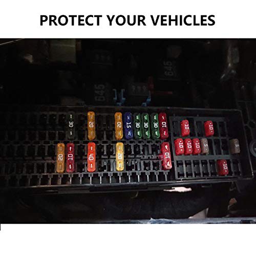 140 Pcs Fuses Automotive Kit - Blade Auto Fuse Assortment Standard and Mini Car Fuse for Marine, RV, Camper, Boat, Truck (5A 7.5A 10A 15A 20A 25A 30AMP/ATC/ATO)