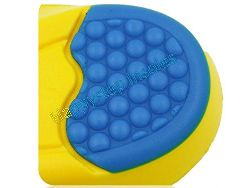 Happystep Memory Foam Sport Gel Shoe Insoles, Heel Cushioning and Shock Absorption (Size M: Men 6-8 or Women 7.5-9.5)