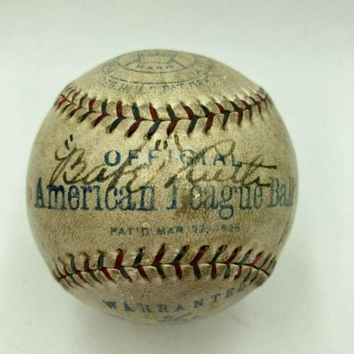 The Finest Babe Ruth Ty Cobb Walter Johnson 1925 HOF Signed Baseball PSA DNA - Autographed Baseballs