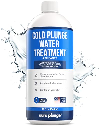 3in1 Natural Cold Plunge Water Treatment - HOCl Formula for Clean, Fresh Water - Cold Plunge Cleaner, Clarifier & Water Stabilizer for Ice Baths - No Harsh Chemicals - Made in USA (32 oz)