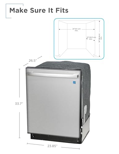 BLACK+DECKER 24" Built-In Dishwasher, Designer Series, 12-Place Setting Capacity with Stainless Steel Tub, Dish Washer with 6 Wash Programs, Low Noise, ENERGY STAR Certified, BDW300MHS