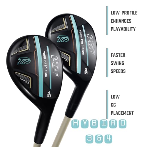 PGF Golf Gold TP Lady Complete Golf Club Package Set [17-Pieces][Flex: Ladies] [Hand: Right] [Length: Standard]