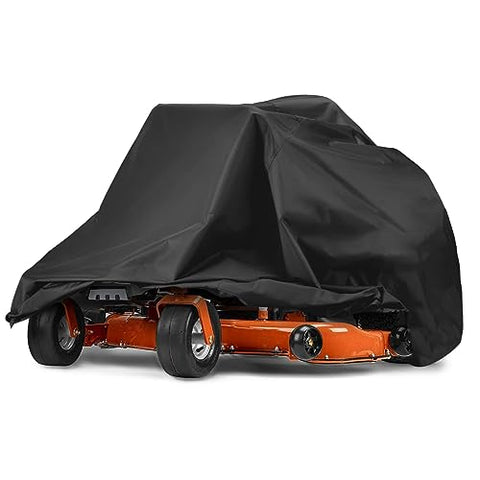 Zero Turn Mower Cover, 210D Universal Fit Lawn Mower Covers, Waterproof, UV, Dust and Wind-Resistant for Outdoor Protection