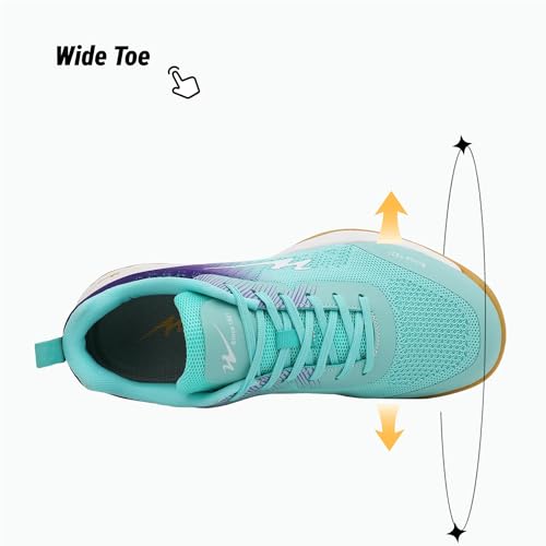 cungel-Tennis-Badmintion-Pickleball-Shoes Unisex No-Slip Pickleball & Tennis Shoes | Lightweight Breathable Court Shoes for Men and Women Green