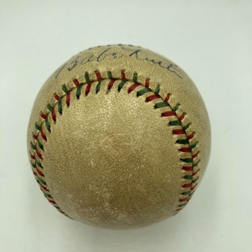 Stunning Babe Ruth Single Signed Autographed Baseball JSA COA - Autographed Baseballs