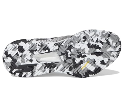 Skechers Men's Pickleball Viper Court Pro 2.0 Sneaker, White/Black, 10.5 X-Wide