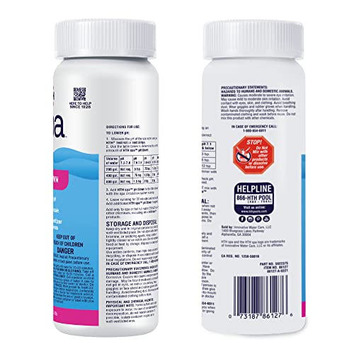 HTH Spa 86133 pH Up, Spa & Hot Tub Chemical Raises pH, Prevents Corrosion, 2 lbs