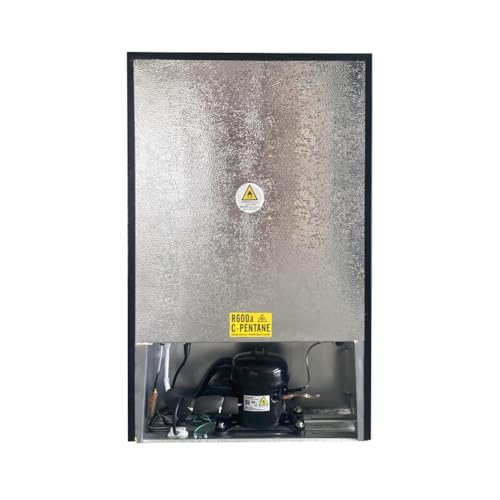 Frigidaire Compact Fridge, 4.5 Cubic Feet, Stainless Steel