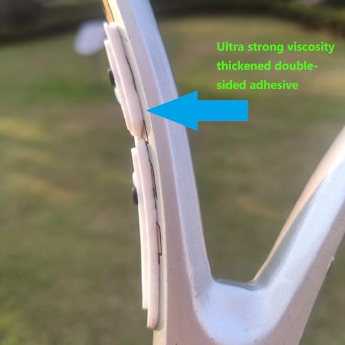 FUMELPRO Score Keeper for Tennis Racket and Padel,Easily Mounted Small Score Board to Keep Score of Points.numbers carved by Laser, bonded with strong Adhesive without Falling off,the Best Tennis Gift