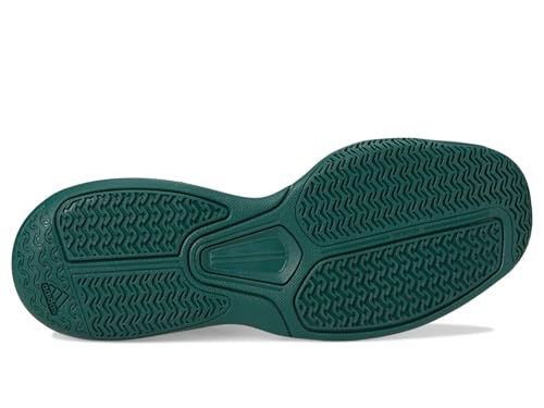 Adidas Men's Courtflash Pickleball, White/Black/Collegiate Green, 7