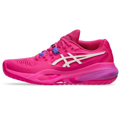 ASICS Women's Gel-Resolution X Tennis Shoes, 9.5, Bright Rose/Cream
