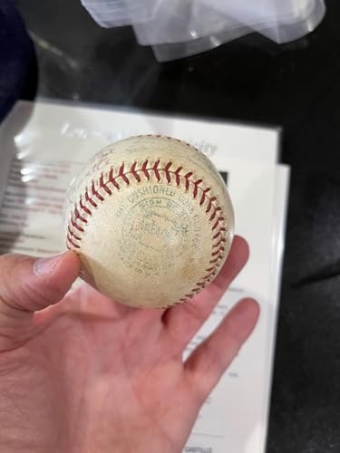 Mickey Mantle Inscribed Signed Ball To MVP Yankees son JSA letter 1/1 Legend - Autographed Baseballs