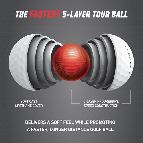 TaylorMade Golf 2024 TP5X Stripe ONE Dozen Golf Balls