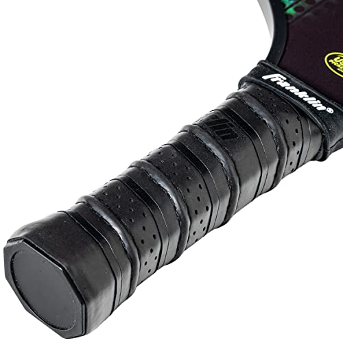 Franklin Sports Pickleball Paddle - X-1000 Polypropylene Core Racket - Official USA Pickleball (USAPA) Approved Paddle - Lightweight Pro Racket - Green - 8mm Thick Core