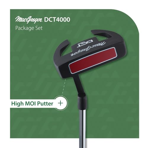 MacGregor Golf DCT4000 Golf Clubs Set with Bag (Graphite/Steel, 16 Pieces / 12 Clubs, Stiff, Right)