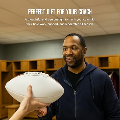 Baden Autograph Football - White Panels for Signatures | Official Size 9 | Ideal for Collecting Autographs and Memorabilia